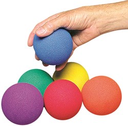 Spordas foam ball set - No-Bounce Balls 6 colors play fun