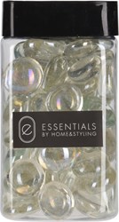 Home & Styling decorative glass stones transparent 450 grams glass