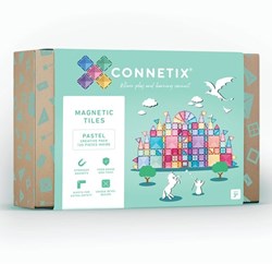 Connetix Magnetic Tiles Pastel Creative 120 Pieces