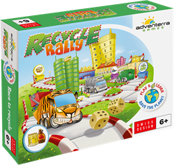 Adventerra Games educational board game Recycle Rally for kids