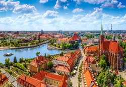 Castorland puzzle aerial view Wroclaw Poland 1000 pieces puzzle