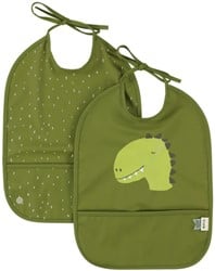 Trixie Waterproof bib 2-pack - Mr. Dino