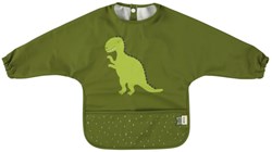 Trixie washable bib with sleeves - waterproof baby bib Mr. Dino