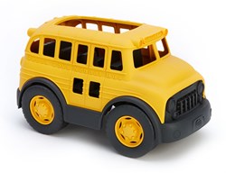 Green Toys toy school bus sustainable plastic bus yellow