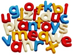 PlanToys Wooden Toys Lower Case Alphabet