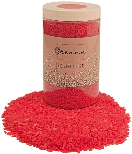 Grennn speelrijst bordeaux rood mix 750 gram