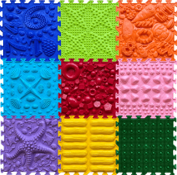 Ortoto Sensory Massage Puzzle Mats Grass box 8 pieces