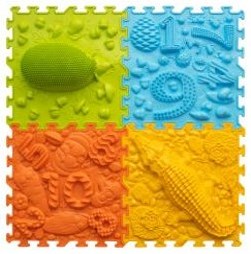 Ortoto Sensory Massage Puzzle Mats Grass box 8 pieces