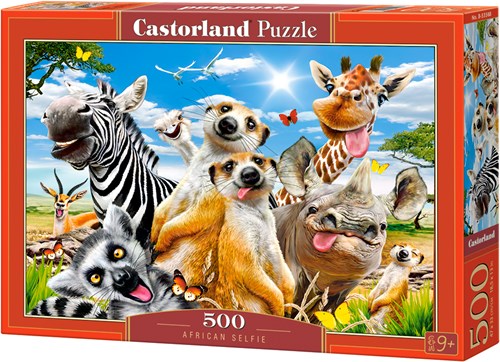Castorland puzzle African Selfie - 500 pieces animals-2