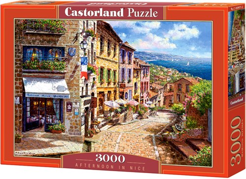 Castorland puzzle Afternoon in Nice - landscape jigsaw 3000 pieces-2