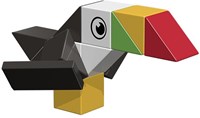 Ainstein educational toy Bird of paradise - colorful cardboard game for kids