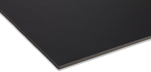Airplac foam board black 5mm 42x29.7 cm 10 pieces - craft board