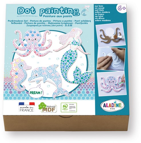Aladine Dot Painting Set - Mermaid painting creative toy
