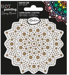 Aladine creative dot painting set mandala 10 cm MDF sustainable