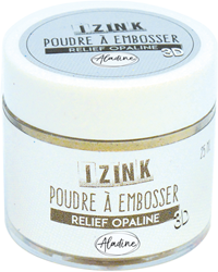 Aladine embossing powder 25 ml Opaline for stamping and crafting