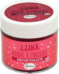 Aladine embossing powder 25 ml orchid glitter for crafting