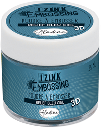 Aladine embossing powder 25 ml sky blue for crafts and cards