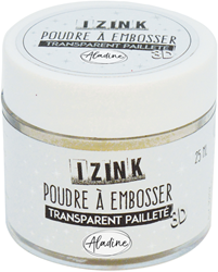 Aladine Embossing powder 25 ml transparent glitter for crafting