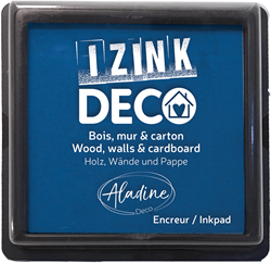 Aladine ink pad navy blue XL for creative decorating and stamping