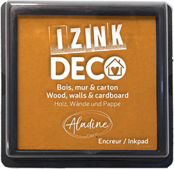 Aladine ink pad mustard XL for creative decoration on wood and cardboard
