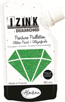 Aladine glitter paint Izink Diamond 80 ml dark green creative