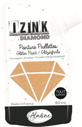 Aladine glitter paint Izink Diamond 80 ml pastel gold for crafts