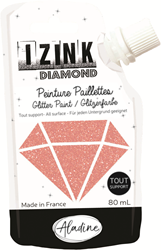 Aladine glitter paint Izink Diamond 80 ml powder pink for crafts