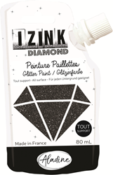 Aladine glitter paint Izink Diamond 80 ml black DIY decoration