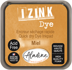 Aladine ink pad Izink Dye beige 5x5 cm for creative crafting