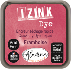 Aladine ink pad pink raspberry 5x5 cm for crafting