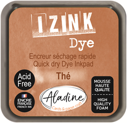 Aladine ink pad brown ink 5x5 cm for creative crafting