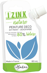 Aladine poster paint Izink Nature 80 ml azure blue creative