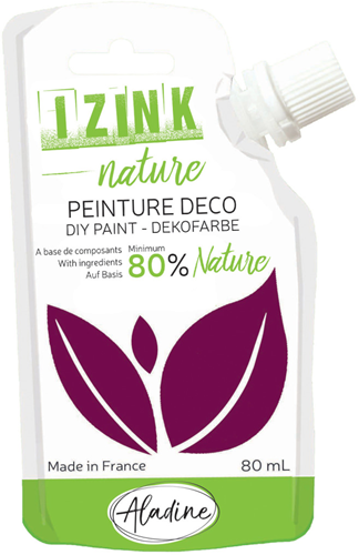 Aladine poster paint Izink Nature 80 ml Bordeaux sustainable creative