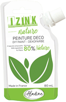 Aladine poster paint Izink Nature 80 ml green eco-friendly