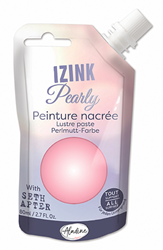Aladine mother of pearl craft paint 80 ml pastel pink for creative fun