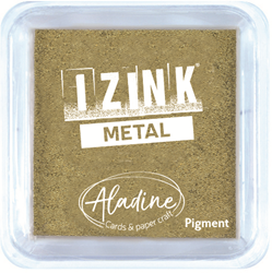 Aladine gold ink pad quick dry 5x5 cm for card making crafts