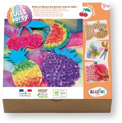 Aladine creative tulle craft set for kids - colorful toy