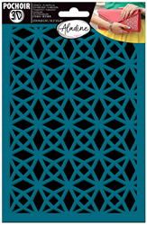 Aladine 3D Stencil A5 Geometric - Self-adhesive Craft Material