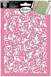 Aladine 3D Stencil Self-Adhesive A5 Lianas Craft Set Flexible