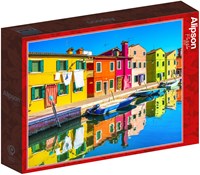 Alipson Puzzle jigsaw puzzle A Break in Burano, Italy - colorful puzzle fun-2