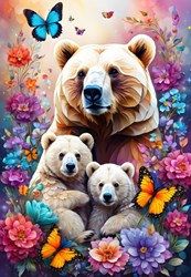 Alipson Puzzle bears jigsaw - Maternal Love Collection - 1000 pieces
