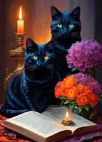 Alipson Puzzle jigsaw Black Cats - 500 pieces cardboard