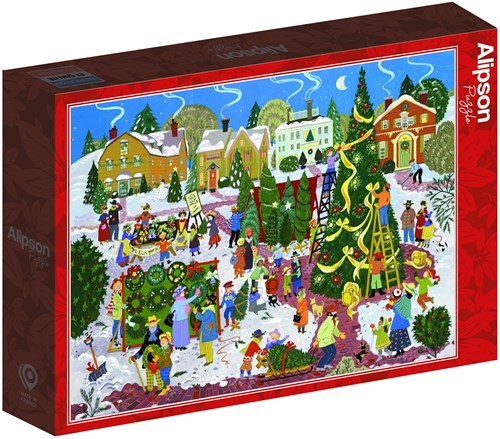 Alipson Puzzle Christmas Tree Jigsaw 1000 Pieces Multicolor-2