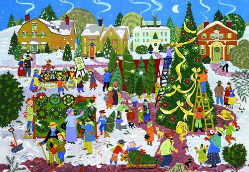 Alipson Puzzle Christmas Tree Jigsaw 1000 Pieces Multicolor