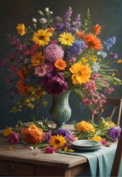 Alipson Puzzle Flower Bouquet - jigsaw puzzle 1000 pieces multicolor