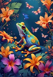 Alipson Puzzle - Frog and Butterfly Ball jigsaw puzzle for kids
