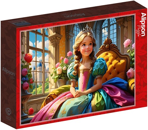 Alipson Puzzle jigsaw The Princess on her Throne - 500 pieces cardboard-2