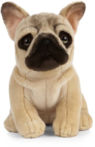 Living Nature plush French Bulldog cuddly dog 25 cm toy