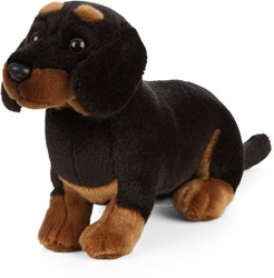 Living Nature plush Dachshund cuddly toy 20cm - dog toy