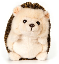 Living Nature plush hedgehog sitting - eco-friendly soft toy